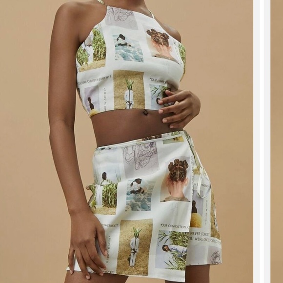 FOREVER 21 2 PIECE SZ. S Henry R. Jones ll Mini Skirt - Picture 1 of 13